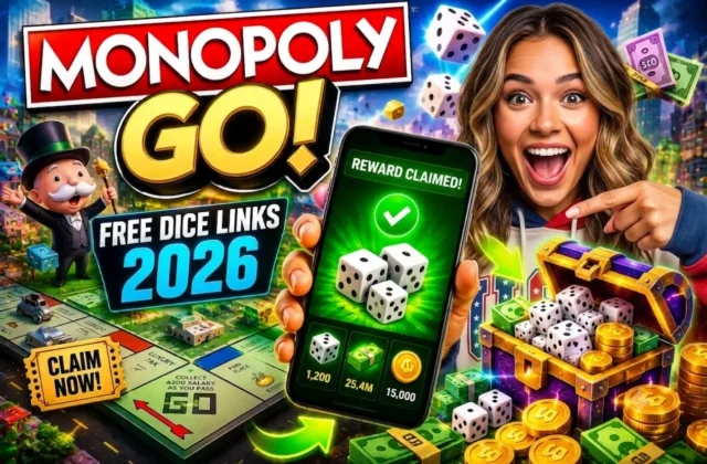 Monopoly GO Free Dice in 2026: 9 Legit Ways to Stack Hundreds of Rolls a Day